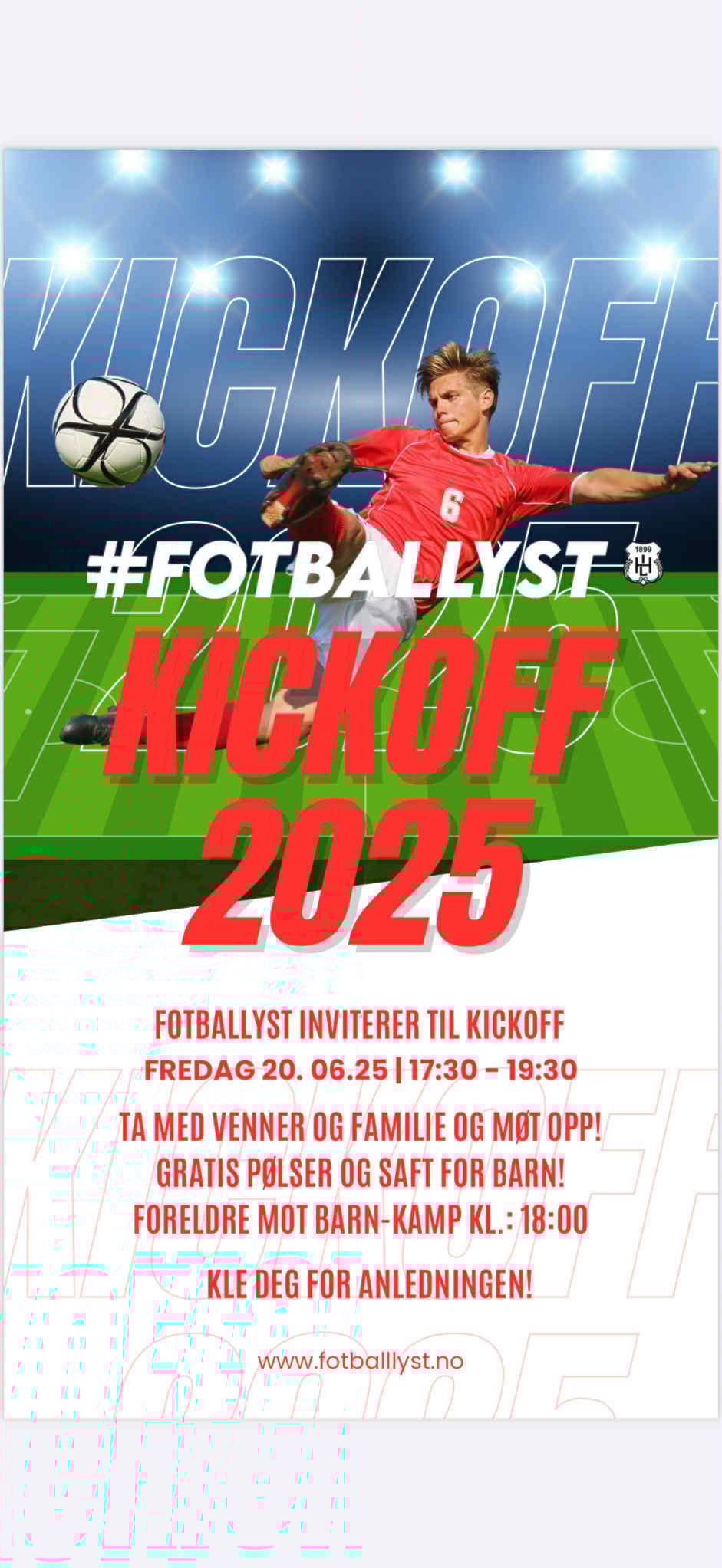 Kick-off Fotballyst 2025!